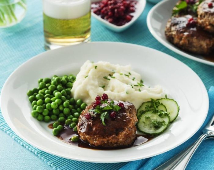 Wallenbergare med potatismos