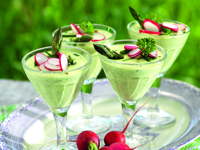 Sparrispannacotta