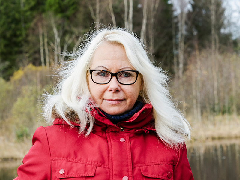 Susanne blev sol-och-vårad.