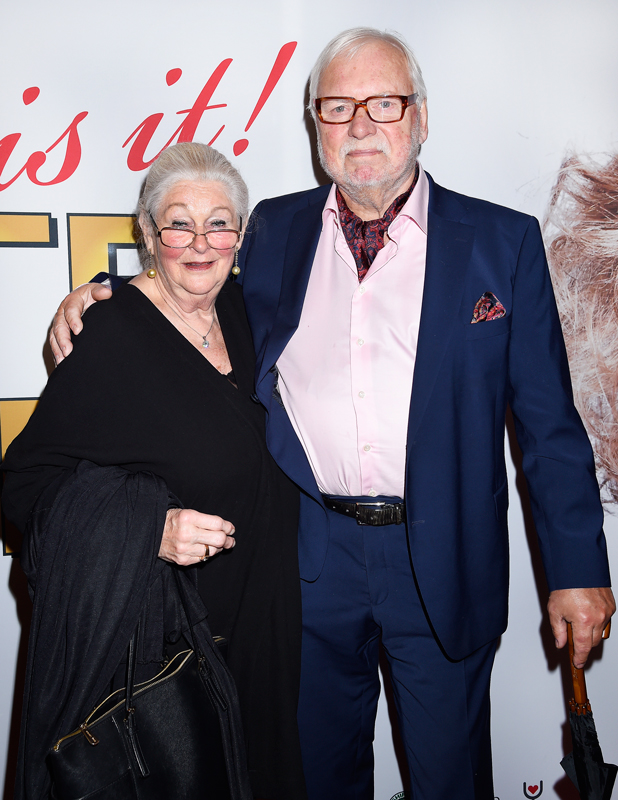 Leif Mannerström och frun Lilian på Oscarsteatern i Stockholm 2017.