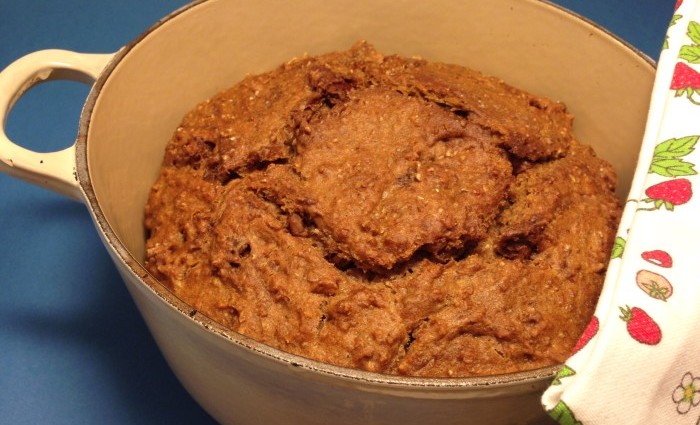 Grytbröd med valnötter