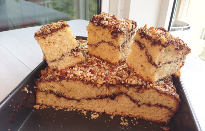 Kanelbullesockerkaka i långpanna
