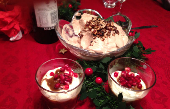 Glöggmousse med rostade pekannötter - godaste decemberdesserten