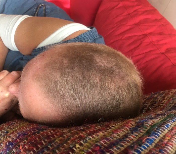 Viloläge med liten kalufs. Om ni vill veta hur Mike Nomad ser ut får ni googla, jag värnar upphovsrätten.